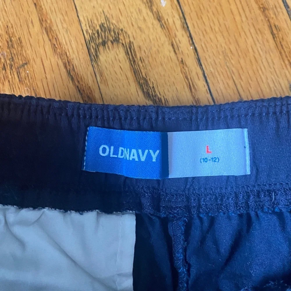 Old Navy Navy Blue Flat Front Shorts
